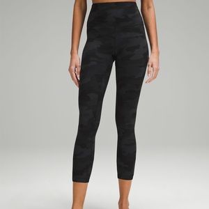 lululemon high rise camo leggings